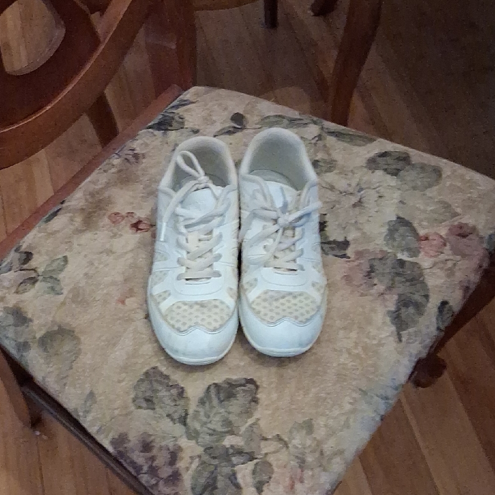 Kids' Cream and White Sneakers